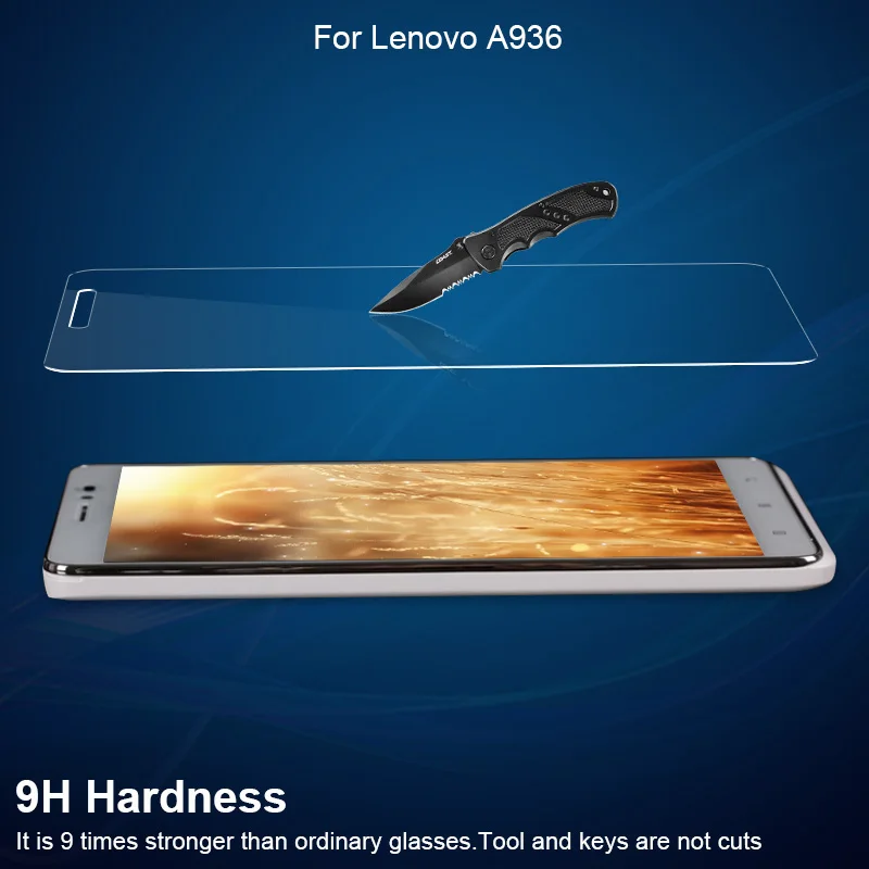 Для Lenovo A8 A806 A808 A808t Защитная стеклянная пленка для экрана ультратонкая A859 A936