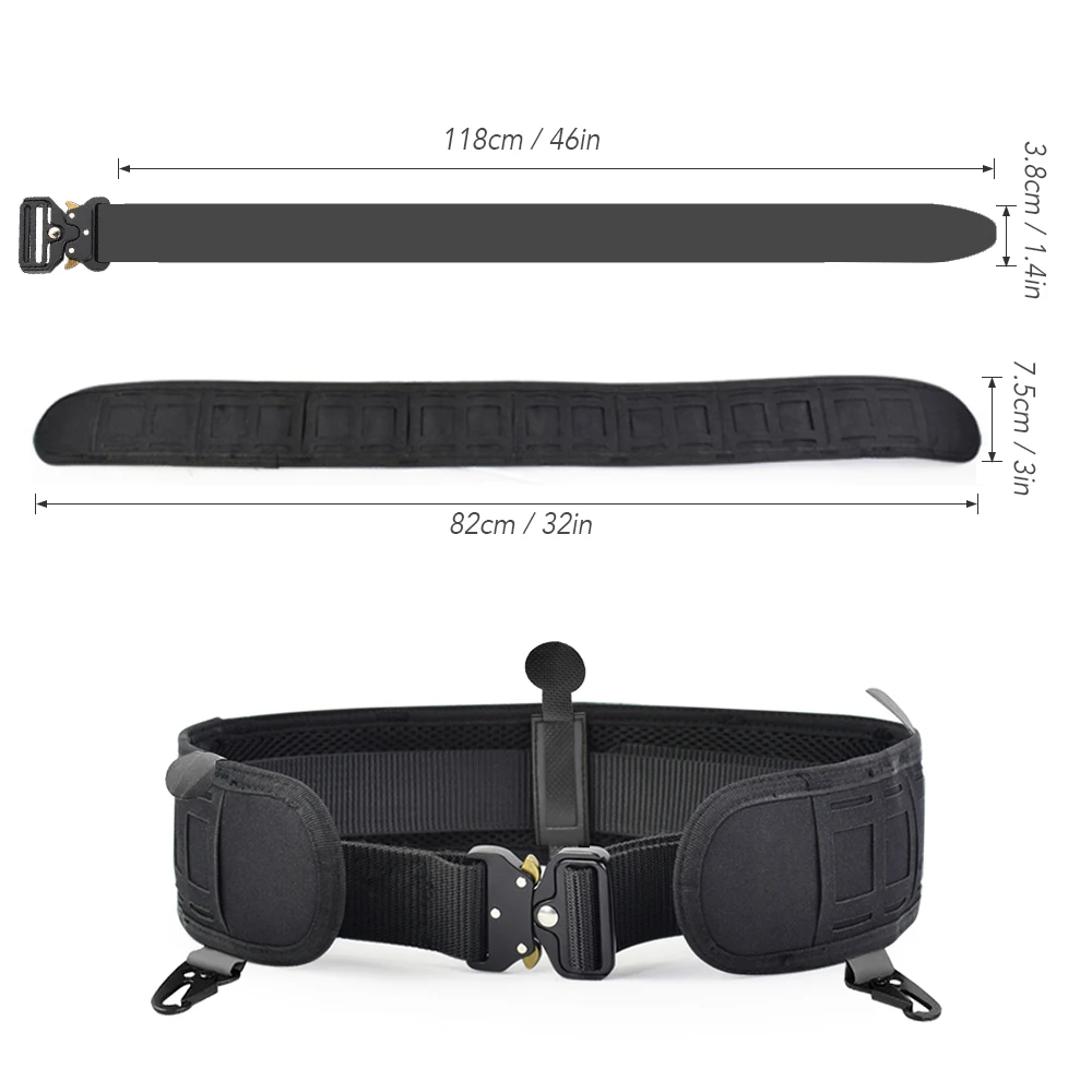 Тактический пояс LIXADA 118 см спортивный военный для охоты Спортивные ремни