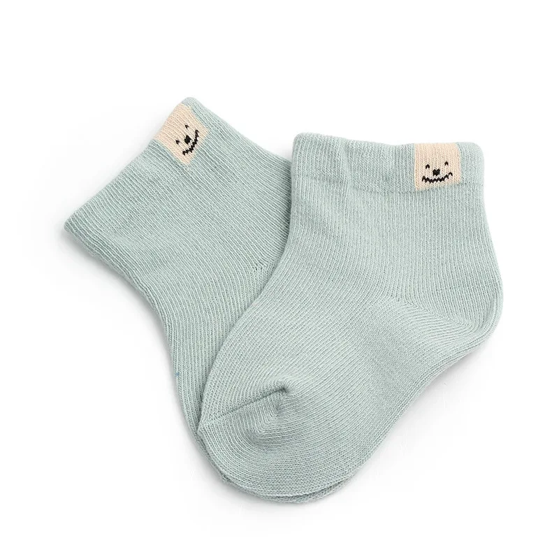 

1 Pair Spring Autumn New Cotton Fashion Cute Unisex Baby Newborn Fresh Breathable Candy Color Baby Socks Newborn Clothing 0-1Y
