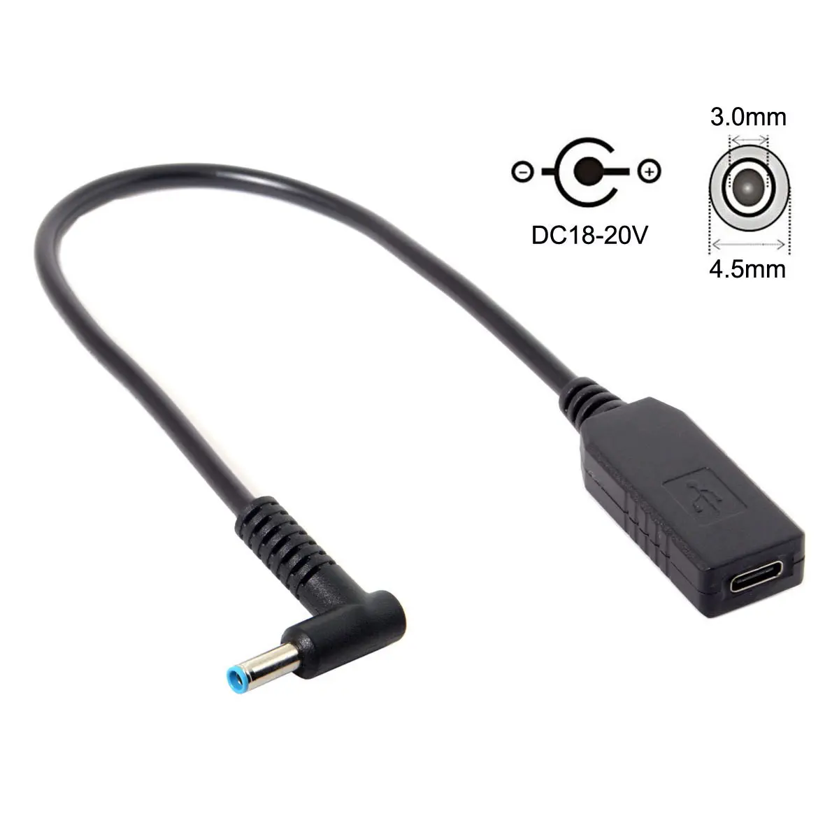 CY USB 3 1 Type C к DC 20V 4 5 0 мм Dell HP Power Plug PD эмулятор триггер зарядный кабель для
