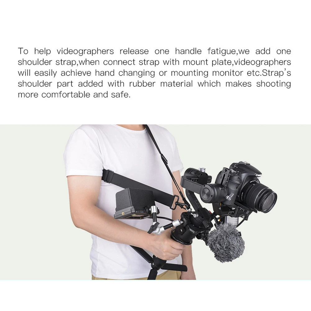 DF DIGITALFOTO паук Монтажная пластина зажим + весовой ремень для Ronin S Zhiyun Crane 2 3 оси Gimbal