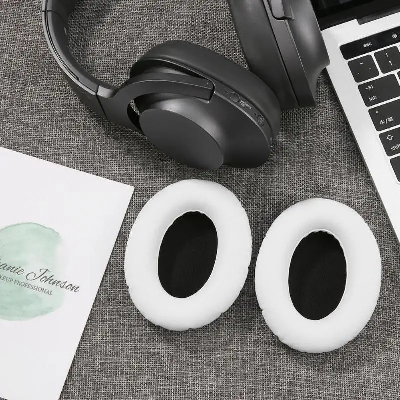 1 пара черный Внутренняя кожа Подушечка для наушников Подушка Bose QC25