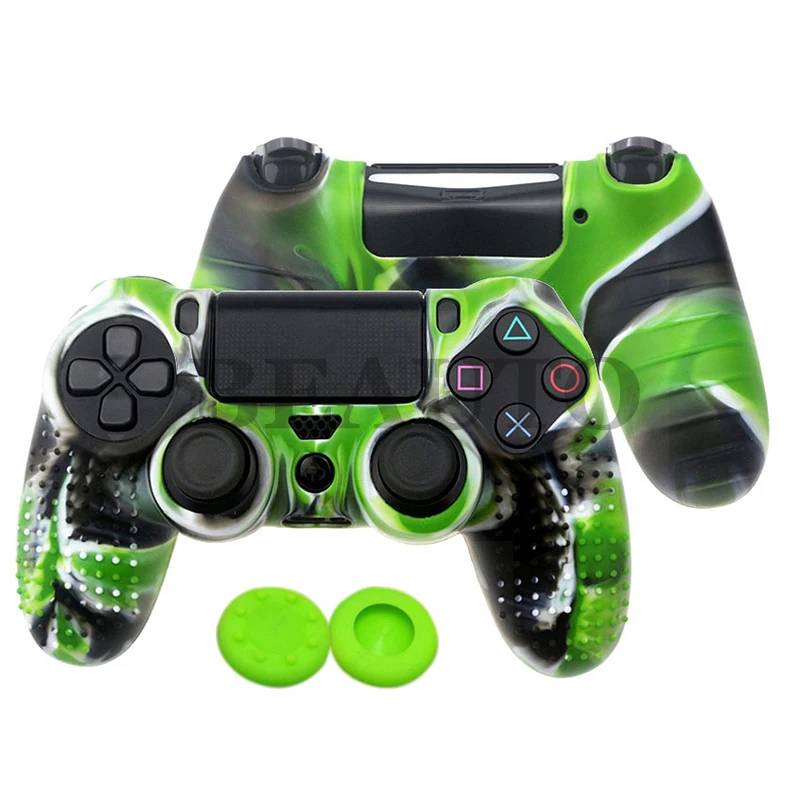 Для Dualshock Playstation 4 PS4 Slim Pro контроллер силиконовый чехол резиновый кожный колпачок