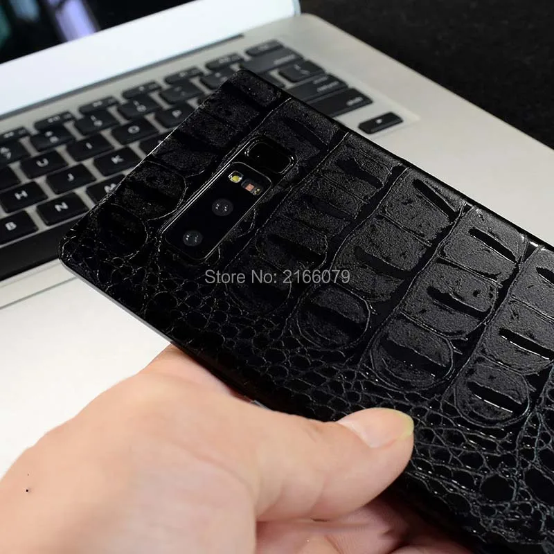 For Samsung Galaxy Note 5 7 8 9 S10 10Plus 10e S9 S8 Crocodile Pattern Leather Full Back Cover Matte Decals Wrap Sticker Film |