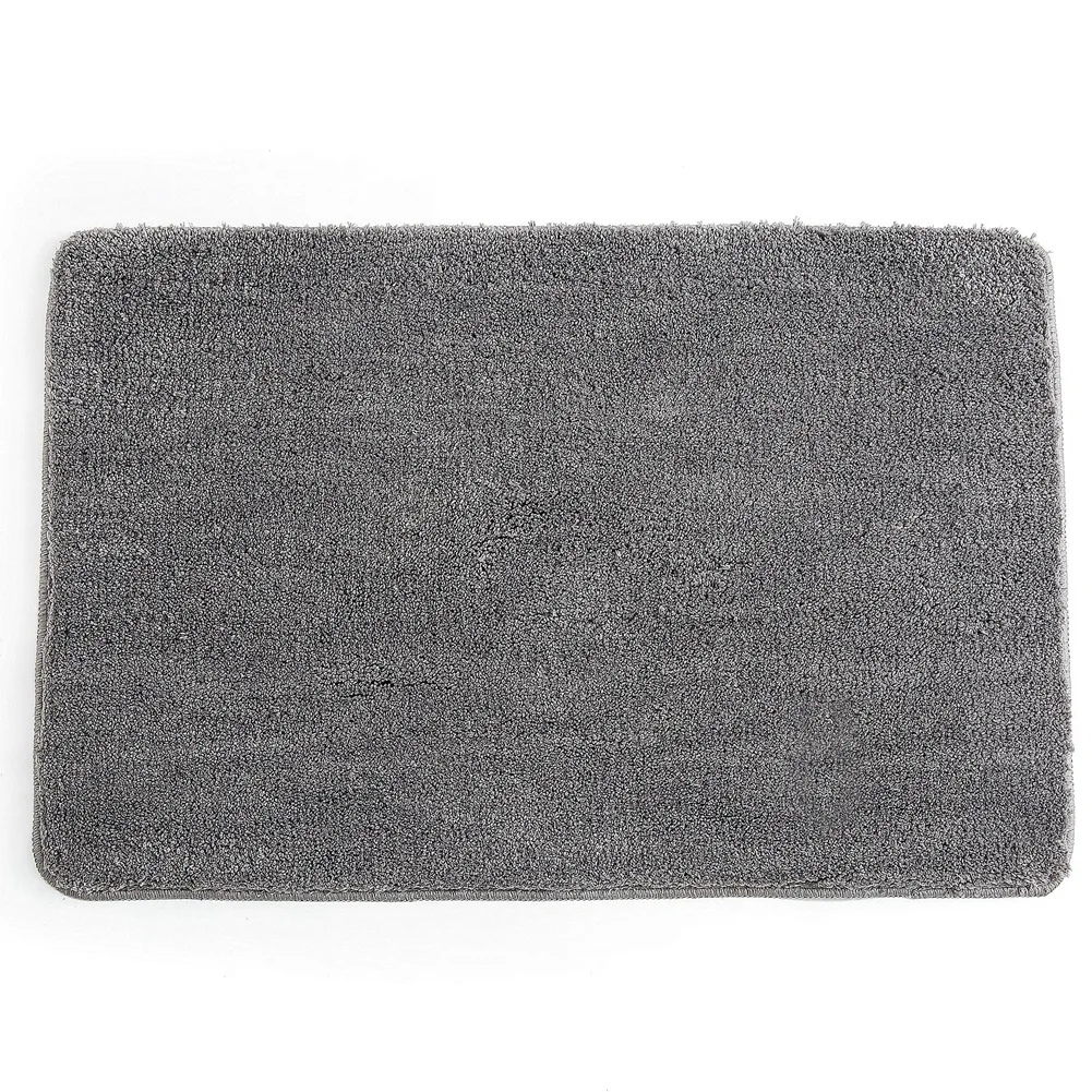 Bath Polyester fiber (polyester) Mat Soft Absorbent Solid Anti Slip Carpet Bedroom Rug Pad for Bathroom Kitchen 917 | Дом и сад