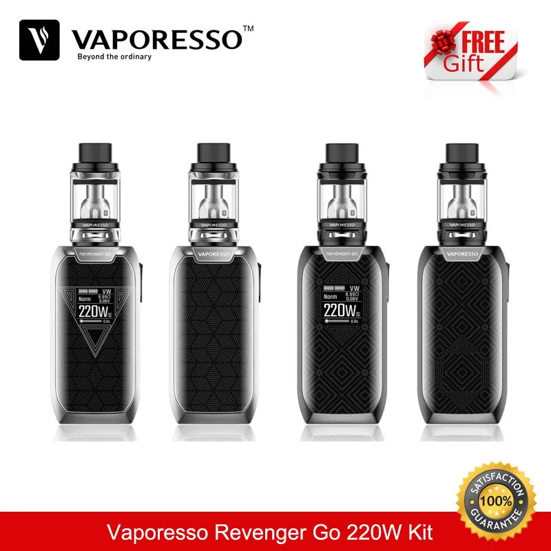 Электронная сигарета с Мститель Go 220 Вт TC Box Mod 5000 мАч 5 0 мл испаритель Vape