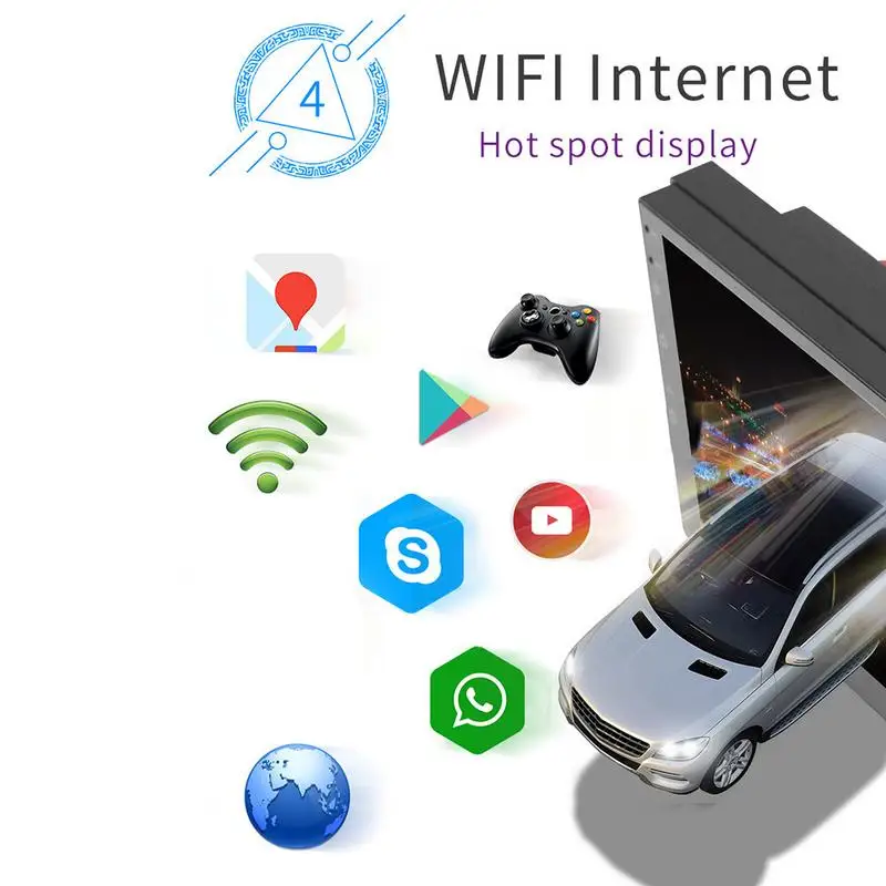 2 DIN Universal G Player For Android 8.1 16G Memory 7 Inch Touch Screen Button HD Car Bluetooth Mp5 |