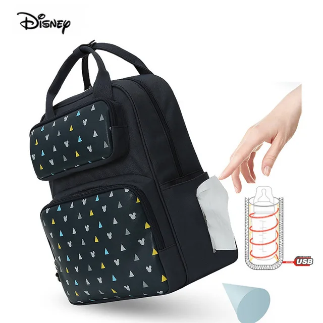 Disney Usb изоляции сумка для мамы Водонепроницаемый большой Ёмкость рюкзак молодых