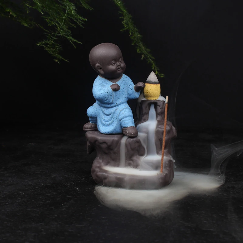 Буддистские благовония горелка дыма обратного потока керамика глазурь