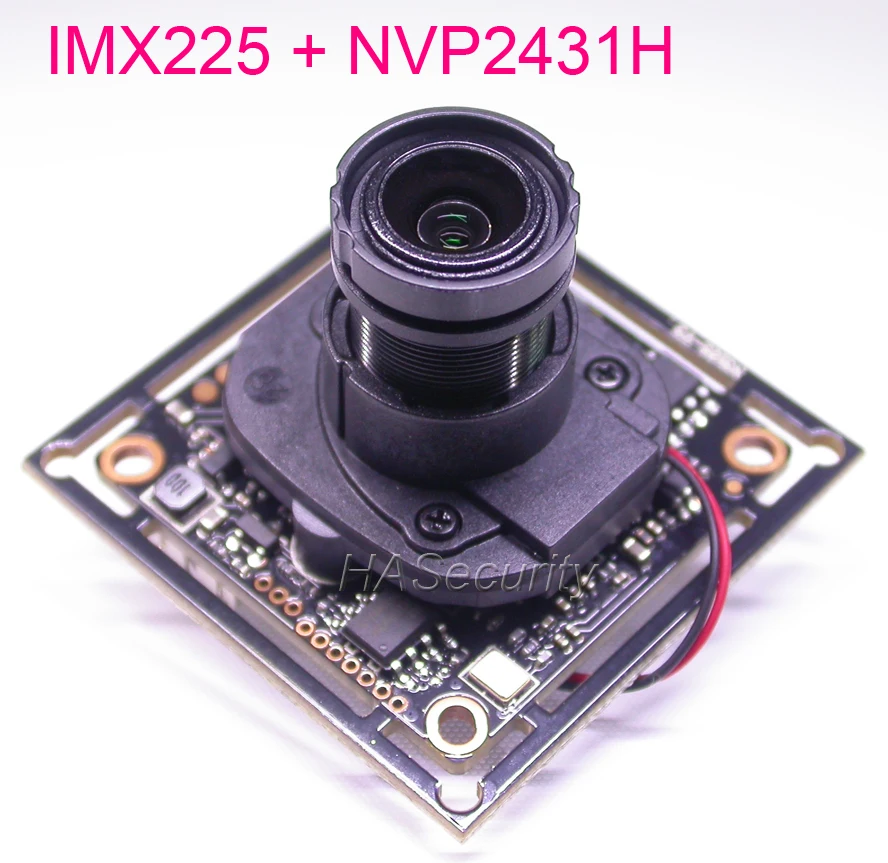 AHD M (720P) / CVBS 1/3 &quotExmor IMX225 CMOS + NVP2431 плата PCB для камеры видеонаблюдения кабель OSD