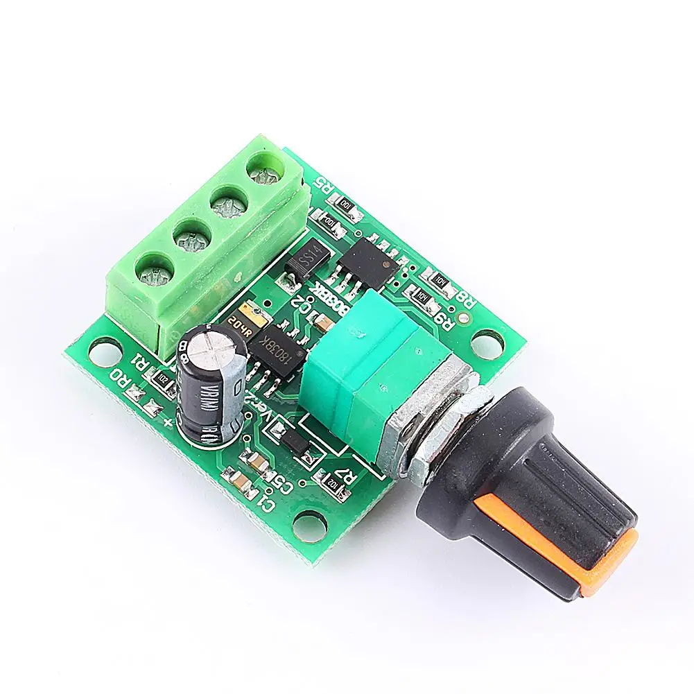 Контроллер скорости двигателя постоянного тока 1 8 V 15VDC 2A 30W регулятор PWM 1803B