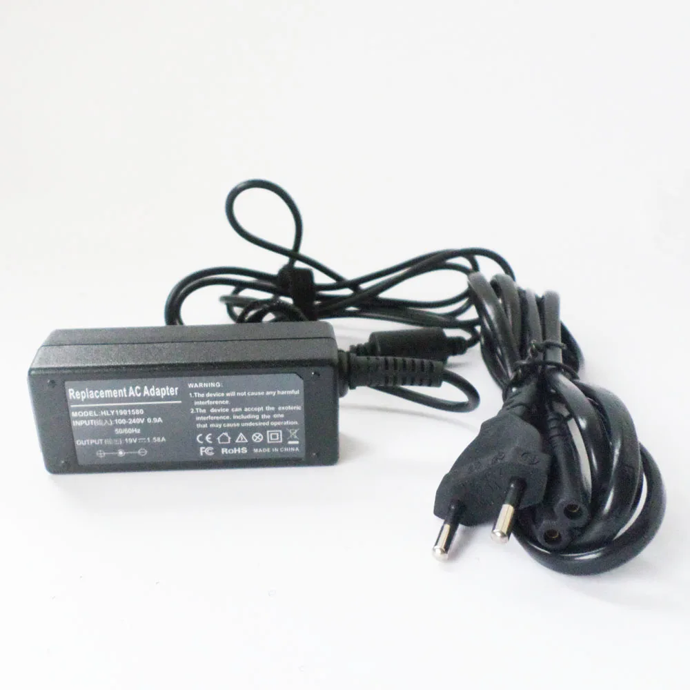 19V 1.58A адаптер переменного тока зарядное устройство для Toshiba Mini NB200 11N 123 125/BN NB205 N210/W