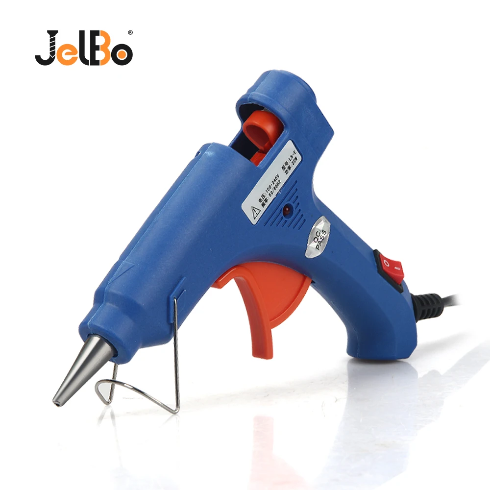 JelBo 20 Вт Электрический термоплавкий клеевой пистолет DIY ремесло восковое