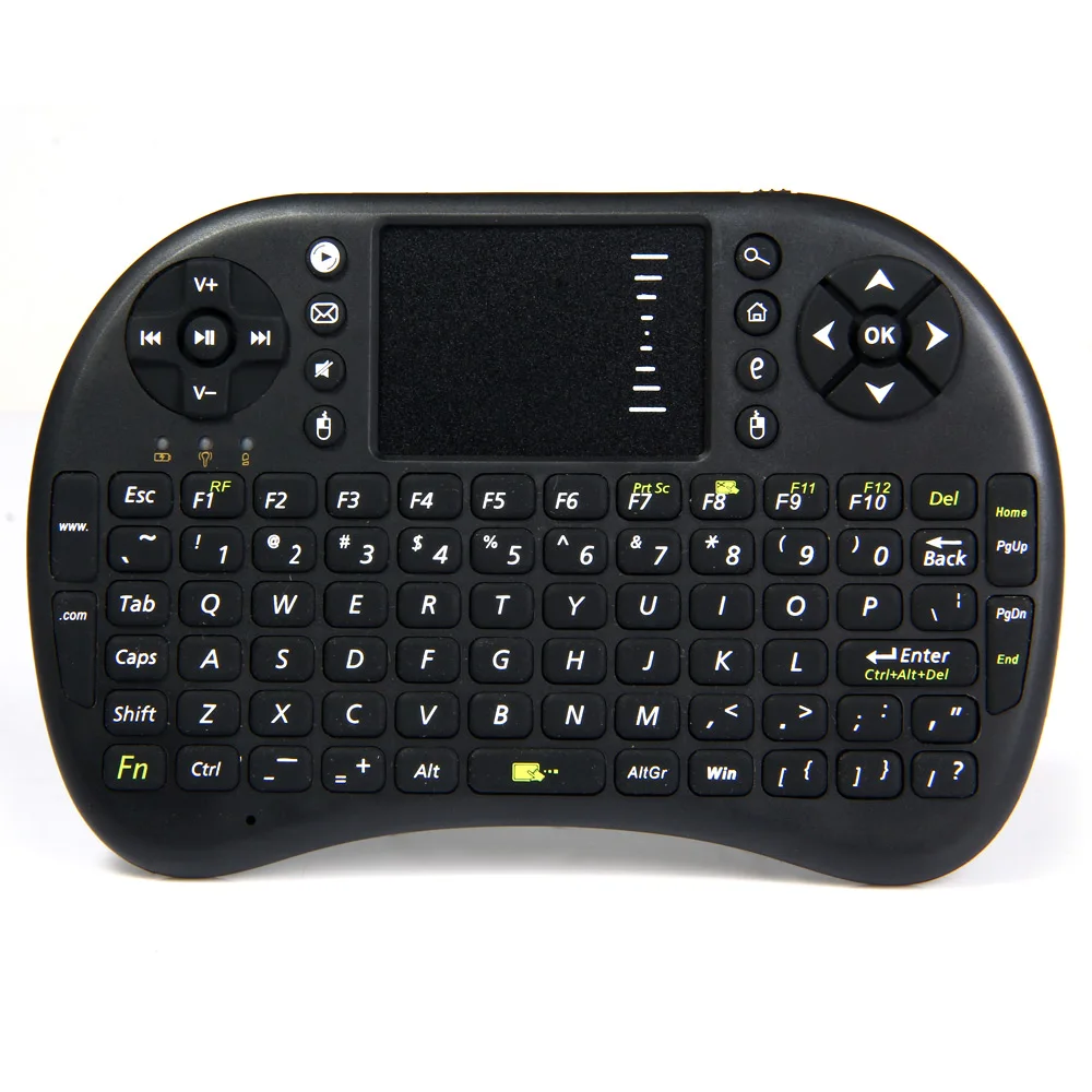 UKB 2 4 RF 500 ГГц 92 клавиши мини беспроводная QWERTY клавиатура мыши Сенсорная панель