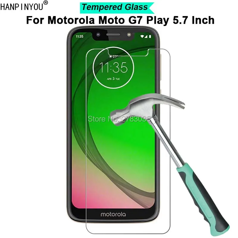 Для Motorola Moto G7 Play 5 7 "новая твердость 9H 2.5D ультратонкая закаленная стеклянная