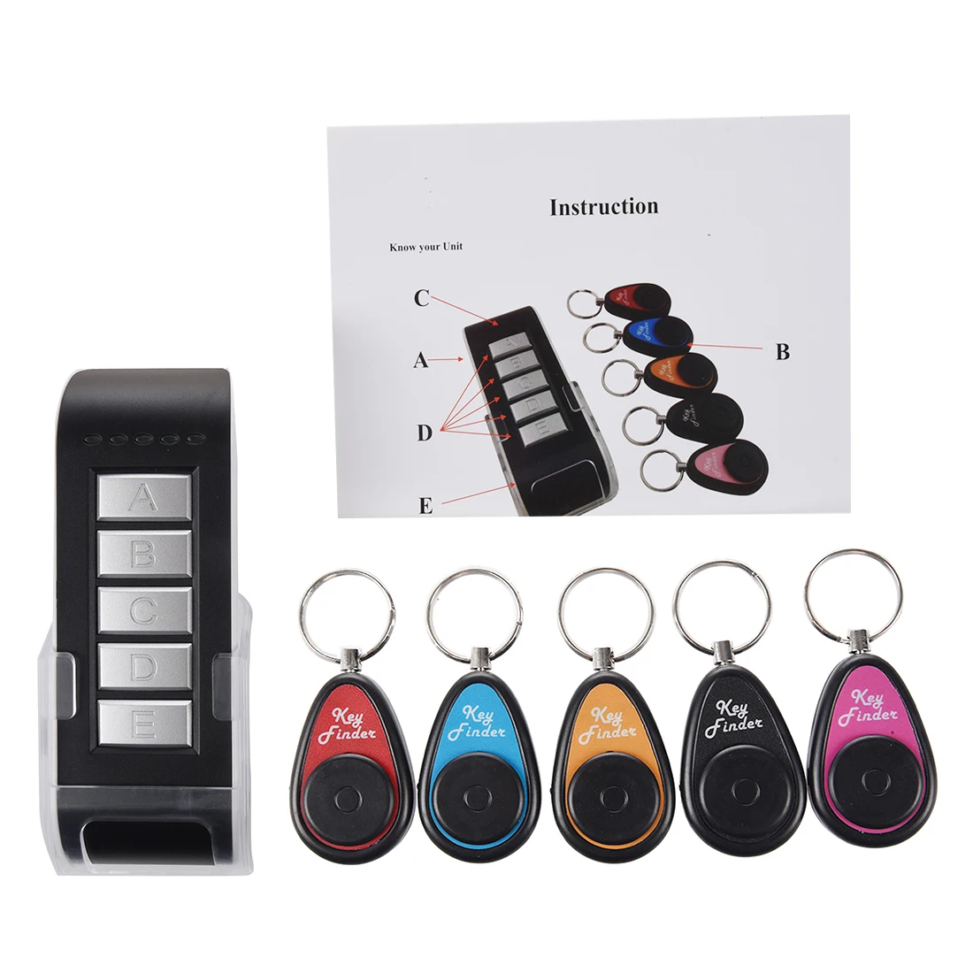 Хит продаж 5 в 1 беспроводной локатор Lost Key Finder найти сигнализация брелок 40