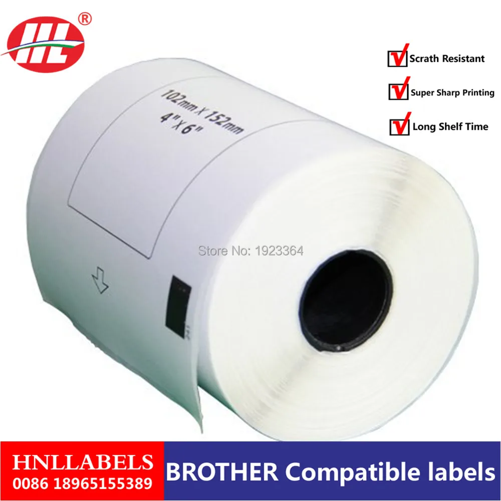100 x Rolls Brother Совместимые Этикетки DK 11241 152 мм 102 200 этикеток в рулоне DK241| |