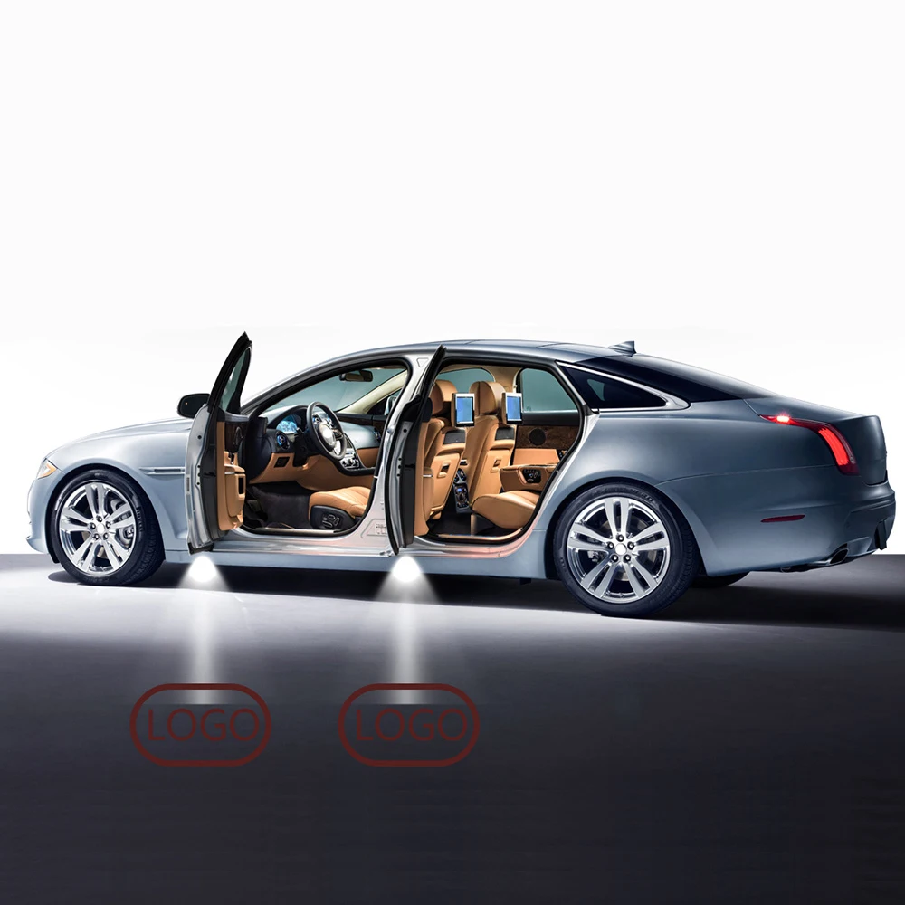 Для логотип Nissan автомобиль Добро пожаловать светильник 2 шт. автомобильный