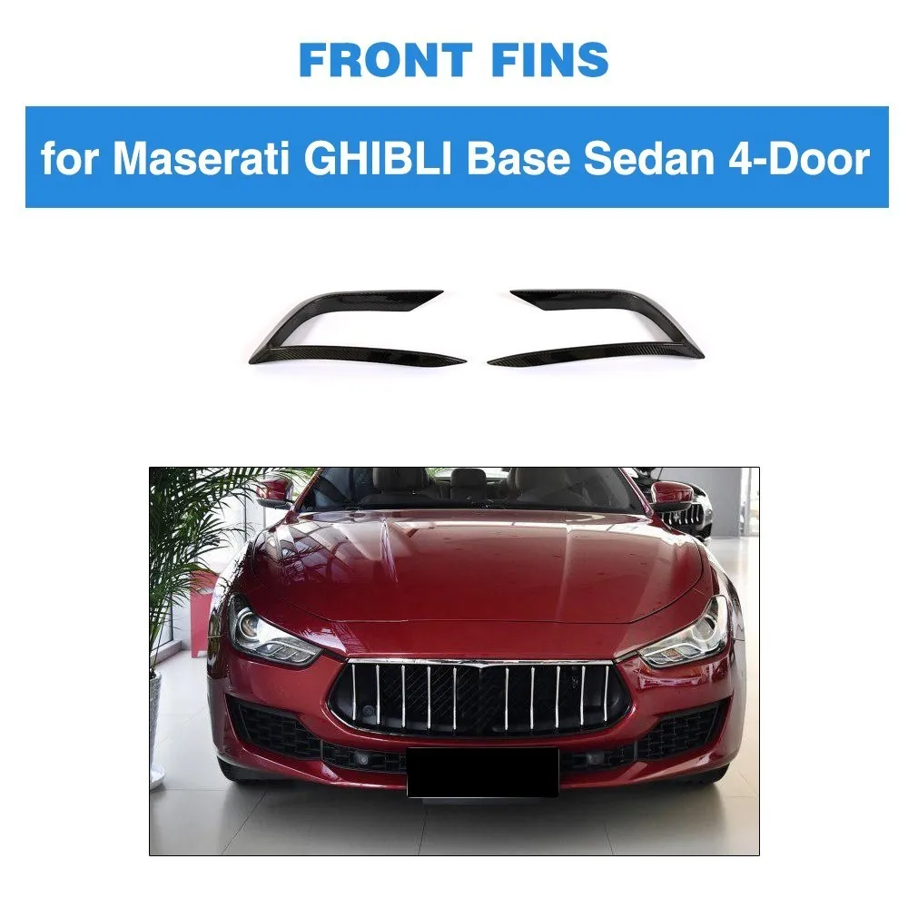 2 шт. плавники для Maserati ghiдоступ 2018 базовый Седан 4 дверный передний бампер из