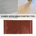 Резиновый инструмент для рисования под дерево, имитация гриля по дереву, текстура стен, искусство, DIY кисть, инструмент для рисования, деревообработка, домашний декор