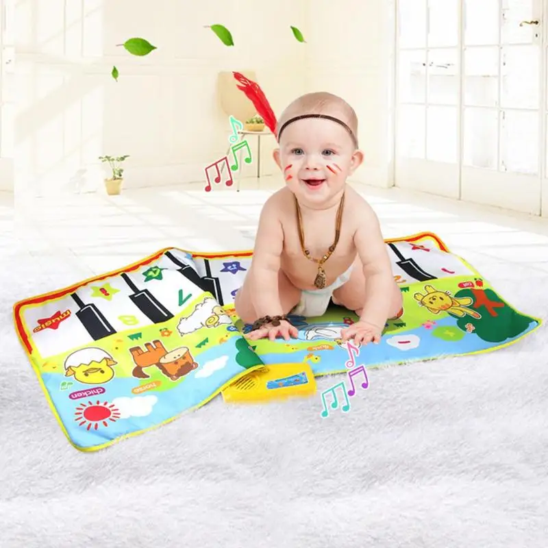 Мягкое складное детское музыкальное одеяло детский игровой коврик детские