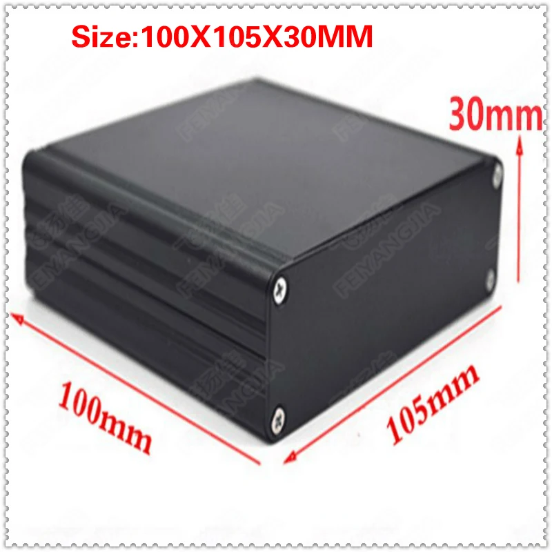 1 set of Aluminum enclosure electric project case PCB shell box 100x105x30mm DIY splitted electronics |
