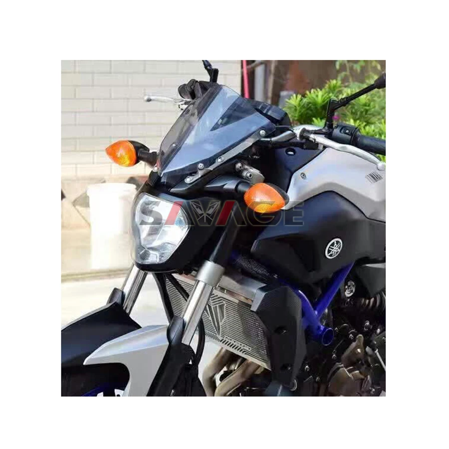Лобовое стекло для Yamaha Mt07 Mt 07 Fz Fz07 2014 2015 2016 2017 аксессуары мотоциклов Pare brise