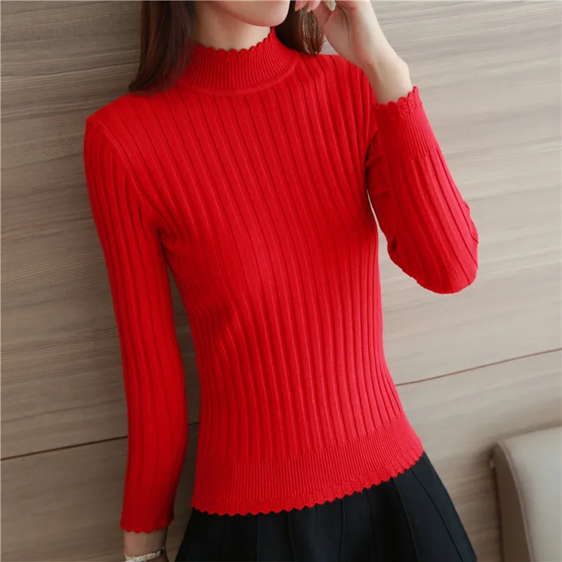 2019 Korean Knitted Women Sweaters And Pullovers Sueter Mujer Tops Winter Slim Jumper Autumn Fashion Clothing | Женская одежда