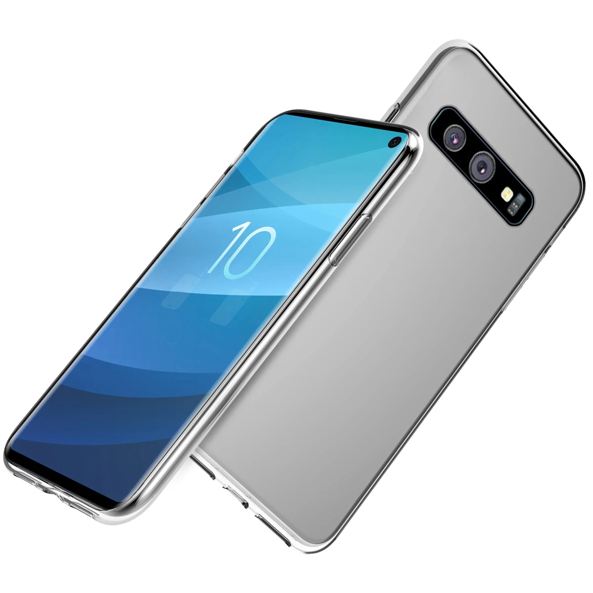 For Samsung Galaxy S10 Plus S10E Case Silicone Transparent Slim Soft TPU Cover Clear Shockproof | Мобильные телефоны и