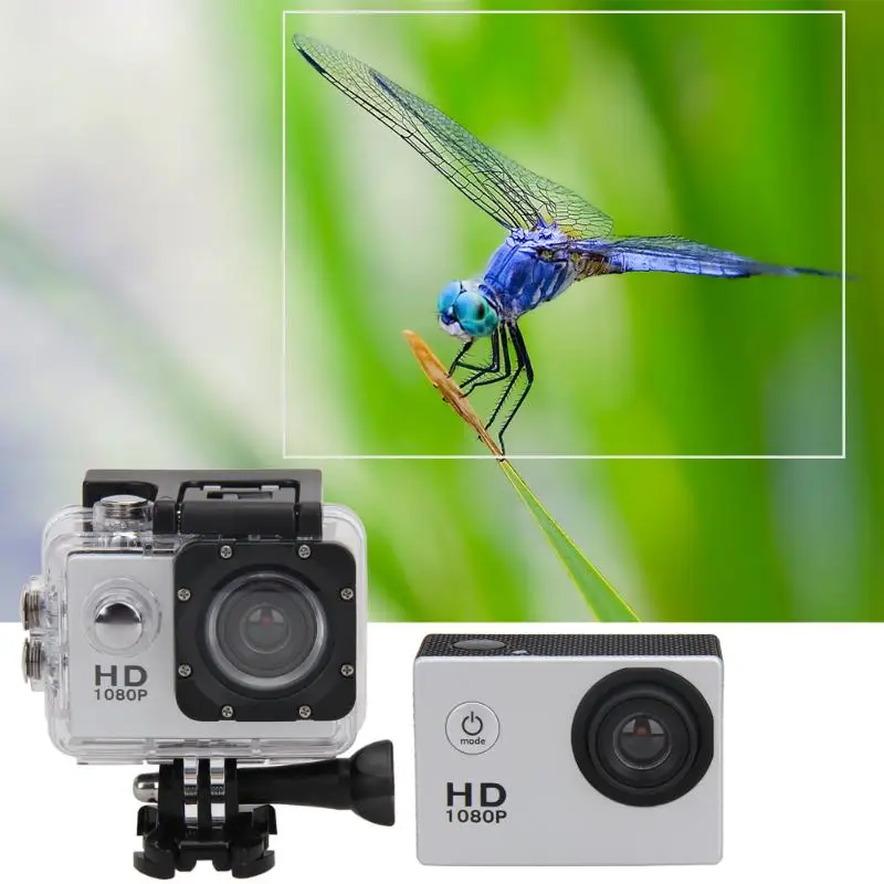 2 0 &quotэкран водонепроницаемый полный Спорт действий HD камера DVR Cam DV видеокамера