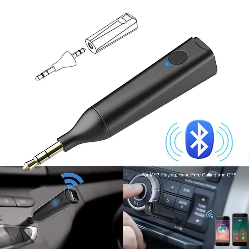 Ostart Bluetooth 5 0 стерео аудио адаптер 3 мм A2DP Handsfree музыкальный приемник для автомобиля