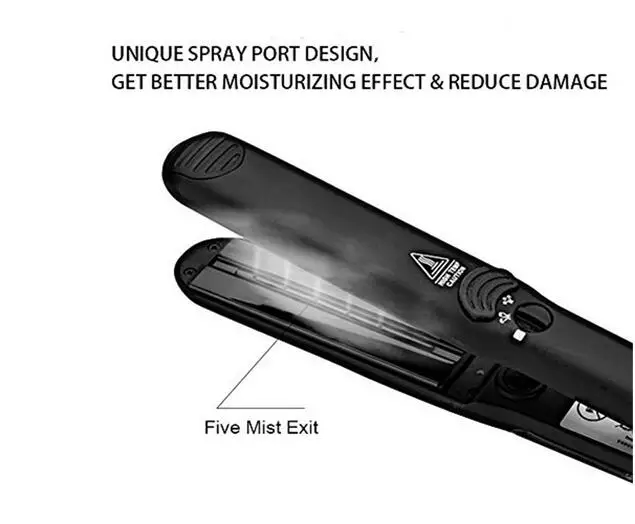 Утюжок с турмалиновым керамическим испарителем профессиональный выпрямитель