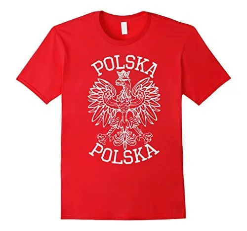 Польский Орел футболка Polska рубашка польская Футболка мужская черная с коротким
