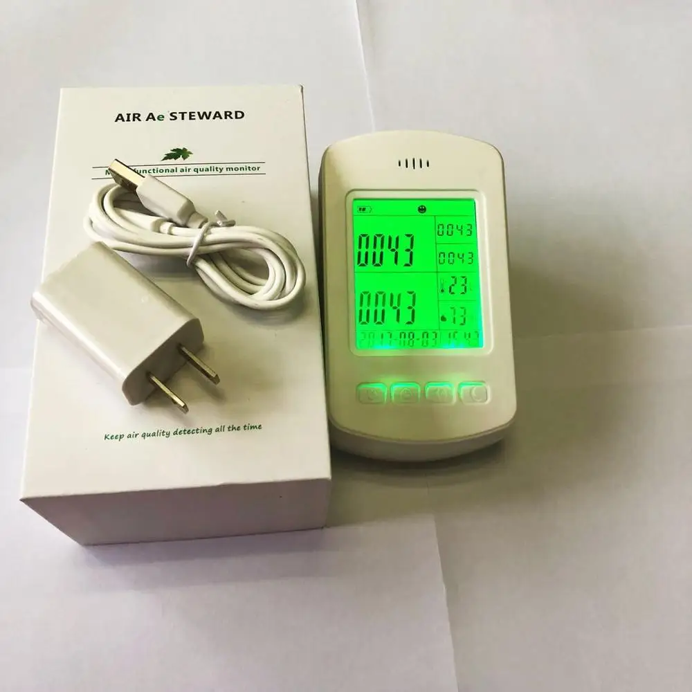 Portable Laser dust pm2.5 pm10 meter CE ROHS APPROVAL HCHO TVOC measurement from china | Инструменты