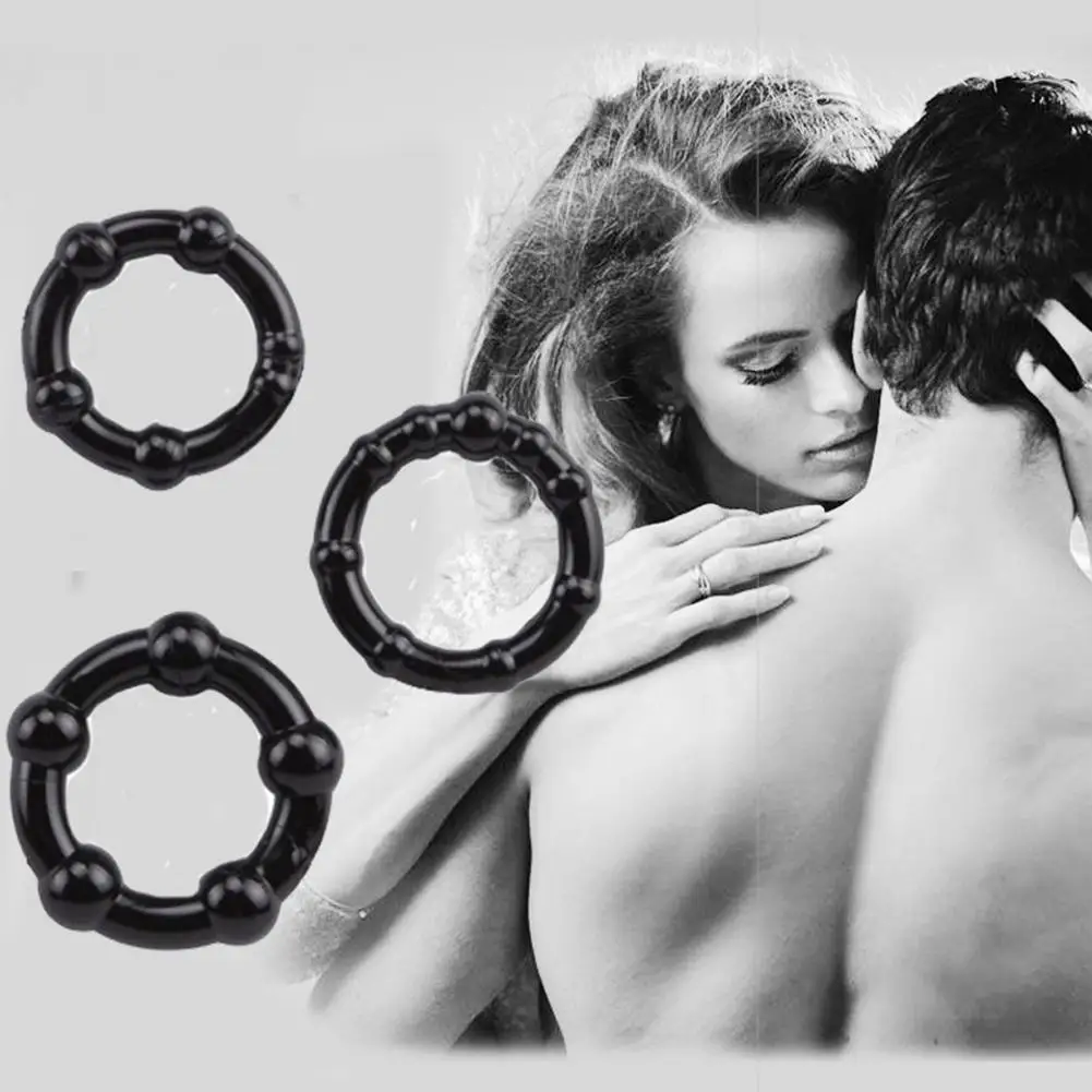 Кольцо на пенис для задержки эякуляции 3 шт.|Кольца пениса| |