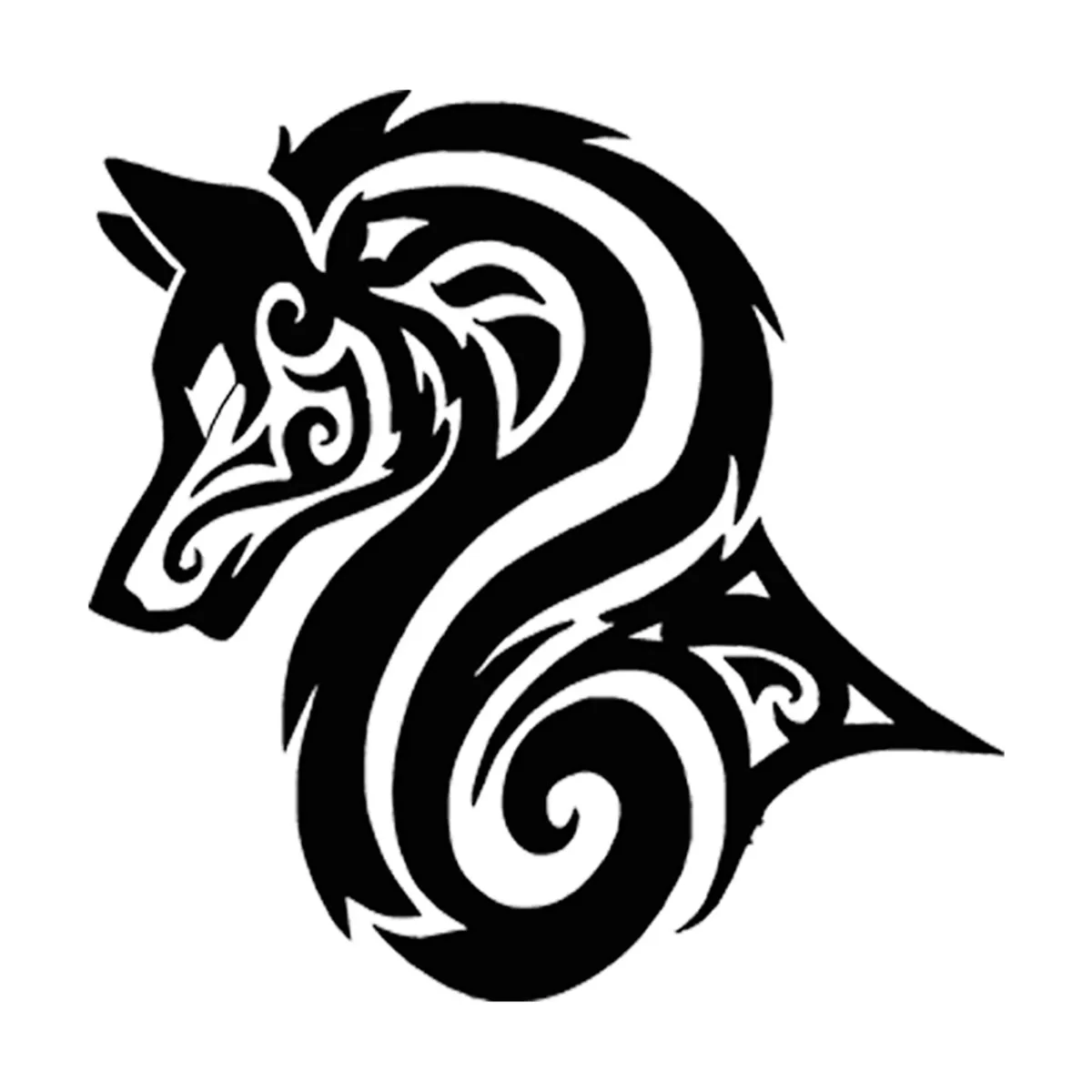 Wolf Animal Car Window Door Bumper Laptop Auto Truck Sticker Caligraphy Vinyl Decal Gift Motorcycle | Автомобили и мотоциклы