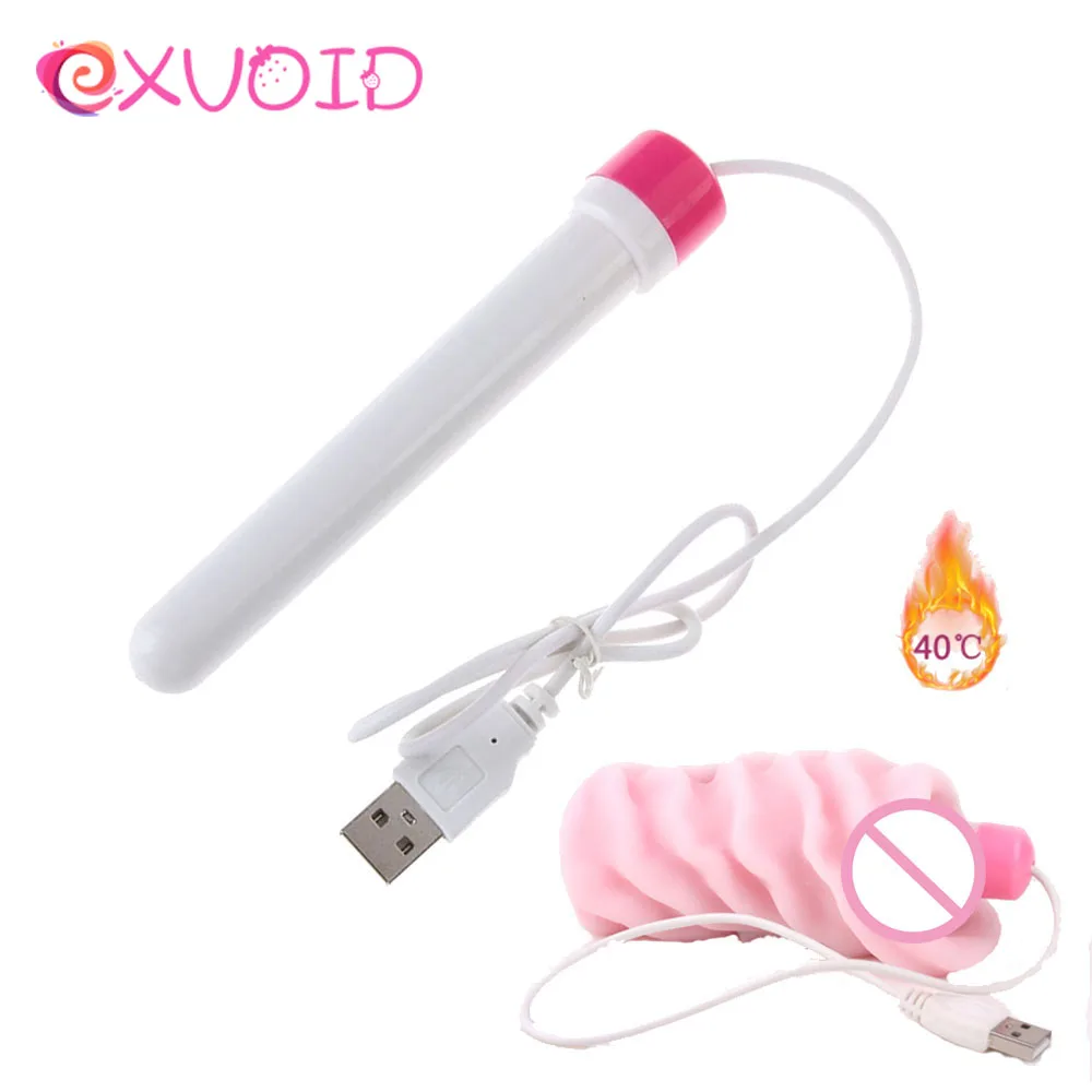 EXVOID USB нагревательный стержень мастурбатор чашка теплая ручка Вагина грелка