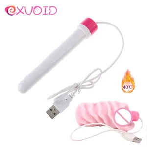 Стержень для нагрева вагины EXVOID с USB-разъемом, мастурбатор, теплая Вагина, фонарь, эротические игрушки для пар, товары для взрослых, секс-шоп