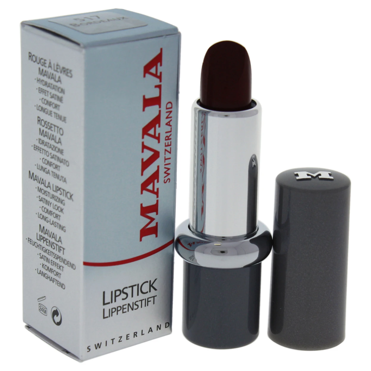 Помада #517 Бордо от Mavala Для женщин 0 14 унц. Lipstick| |