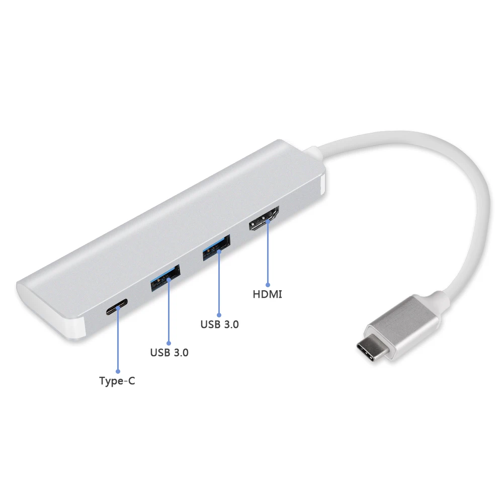 Redlai USB C Typc Hub адаптер с 4K HDMI PD 3 0 HUB для Macbook Air / Pro 2018 Samsung Galaxy S10 Huawei Mate 20|USB-хабы| |