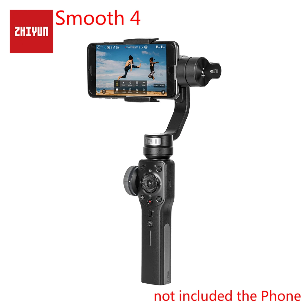 Стабилизатор ZHIYUN Smooth 4 для смартфона 3-осевой Ручной IPhone X XS Samsung стабилизатор |