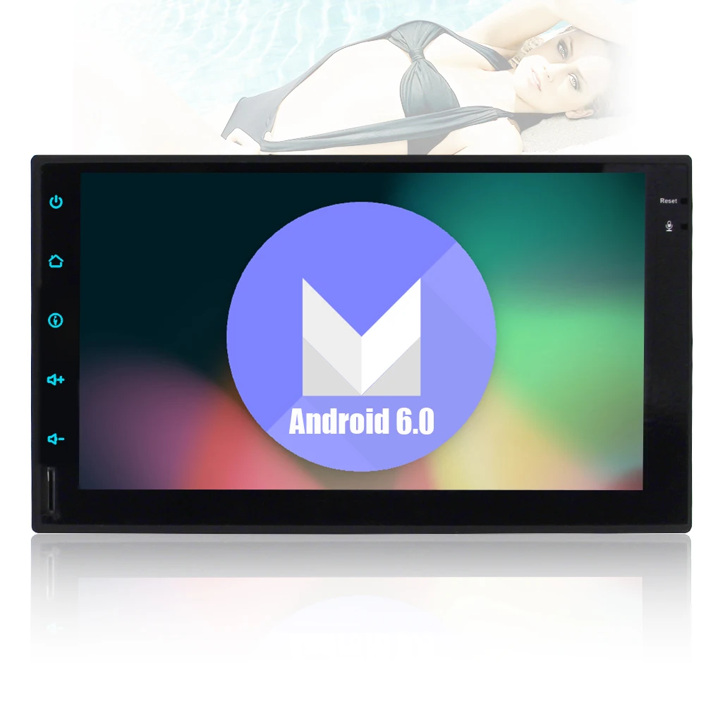 Android 6.0 Quad Core Car Radio Stereo 1G+16G 7&quot 2din Capacitive TouchScreen HD GPS Navigation Bluetooth USB SD Player Universal |