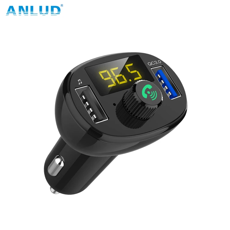 ANLUD Bluetooth 4 1 FM передатчик Комплект беспроводной связи для автомобиля Быстрая