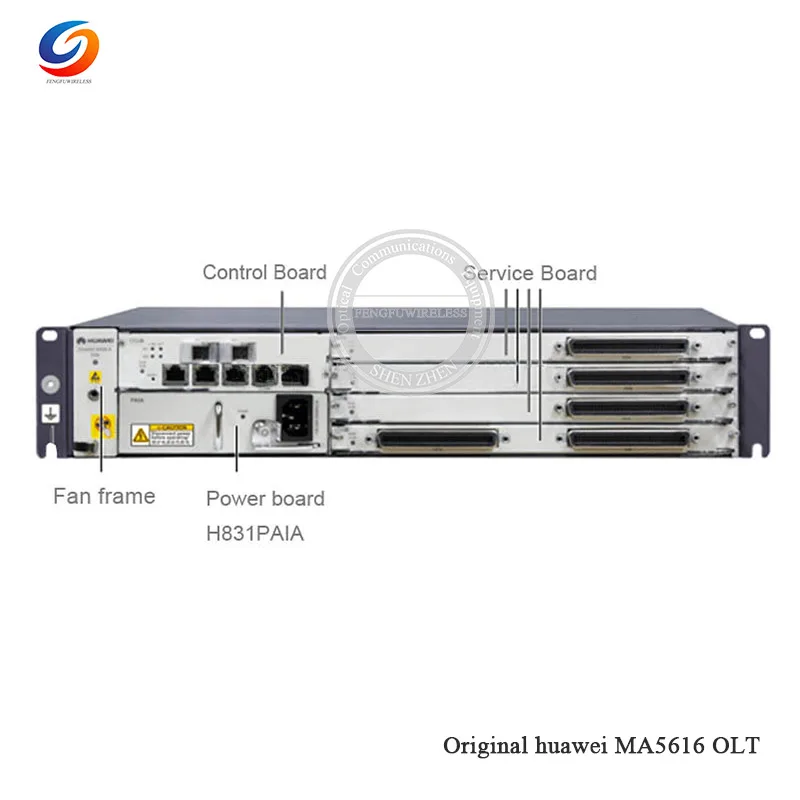 Хит продаж 2019 Хуа Вэй GPON OLT MA5616 шасси + кулер вентилятора PDIA CCUD 4 X VDLE 4*3m кабель
