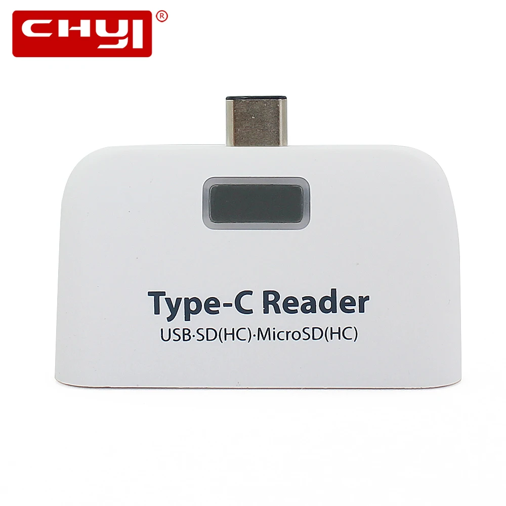 CHYI Type-C HUB Multi Function USB 2.0 Port SD/TF Card Reader Mini USB-C Splitter Adapter For PC Smart Phone Laptop Accessories |