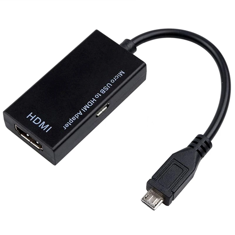 Новый переходник Micro USB HDMI HD штекер гнездо 1080P аудио видео кабель MHL конвертер для