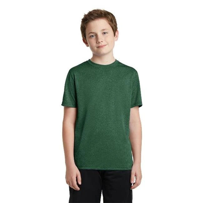 Спорт Tek YST360 Youth Heather Contender Tee лес зеленый Хизер большой| |