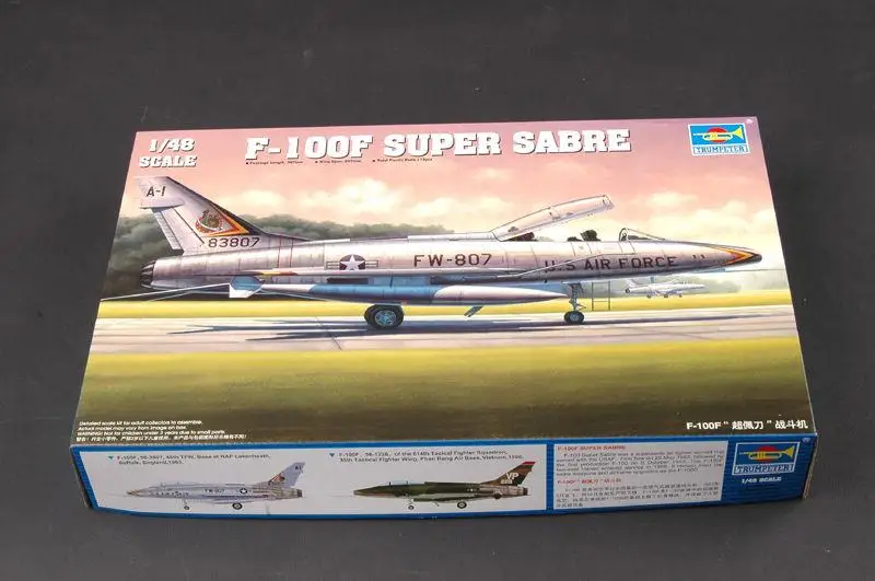Суперsabre Trumpeter 1/48 02840 F 100F|Наборы для сборки моделей| |