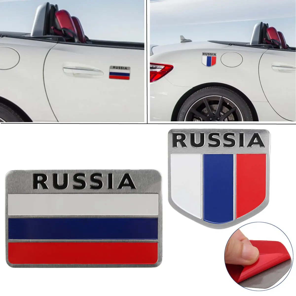 3D металлический сплав США американский Американский флаг наклейка логотип