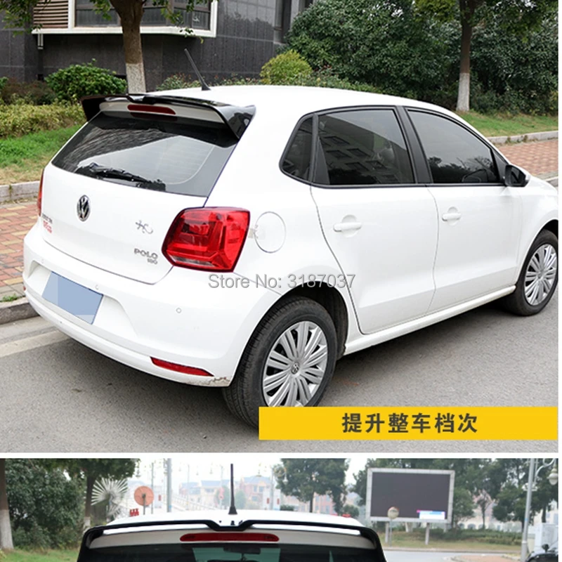 Новинка спойлер Поло для Volkswagen 2011 2015 Неокрашенный задний из АБС пластика крышка